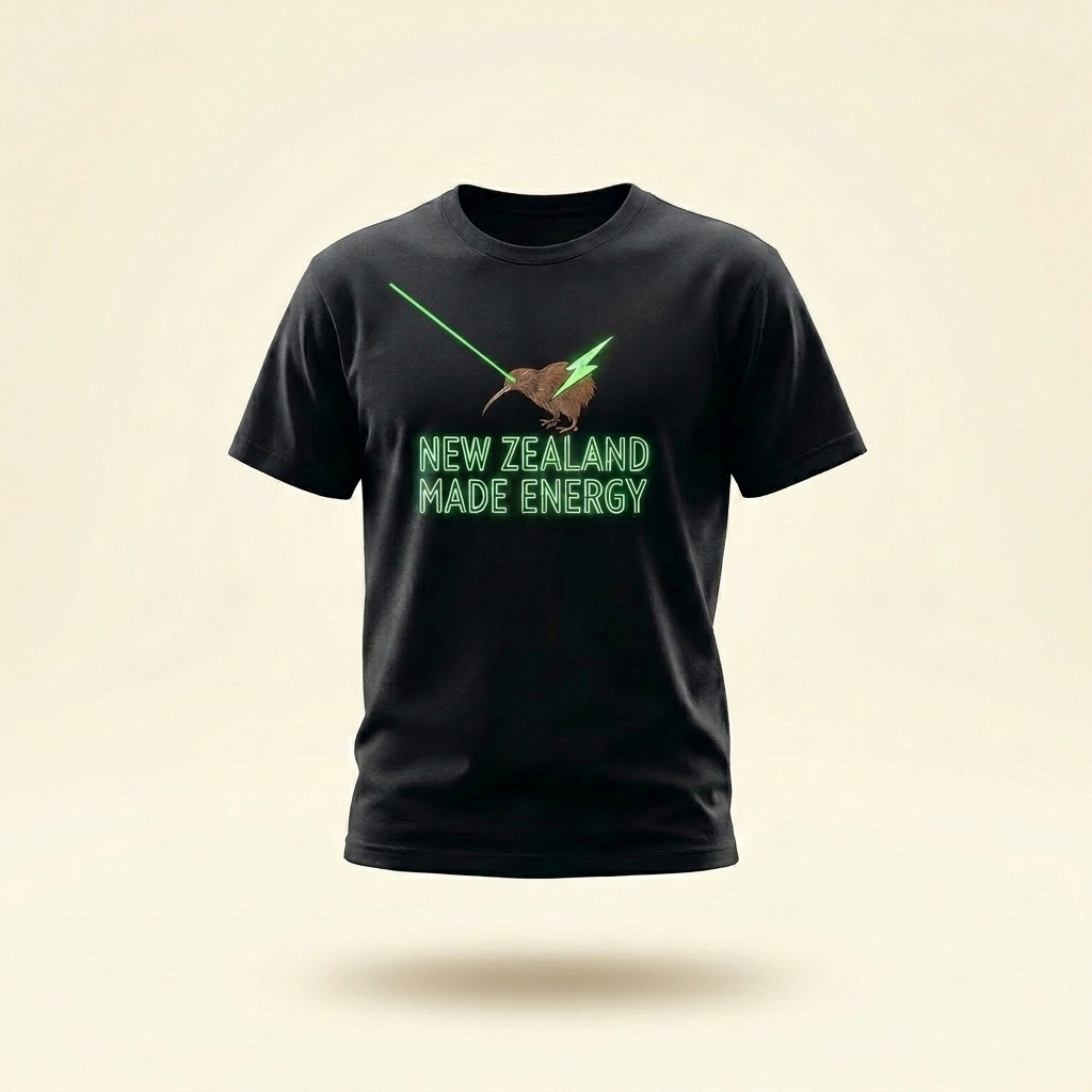 New Zealand-made energy t-shirt