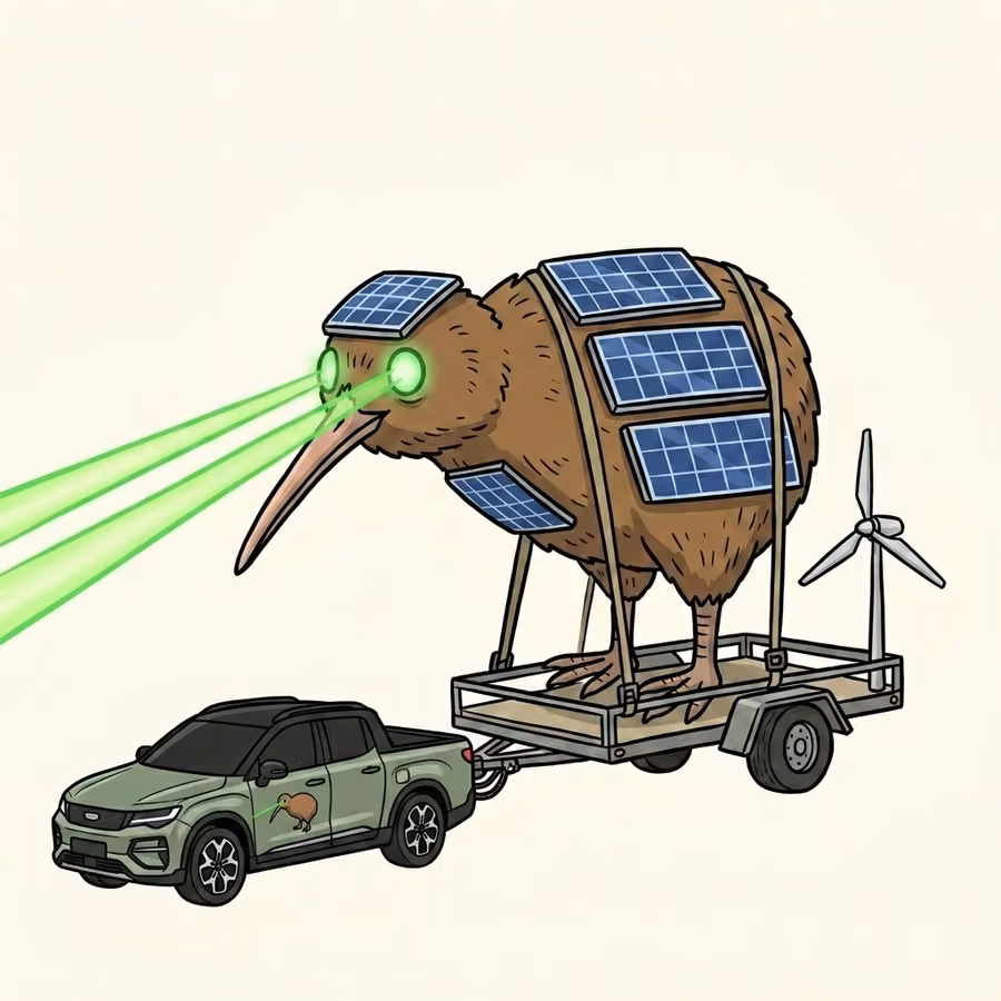 Build a massive Laser Kiwi
