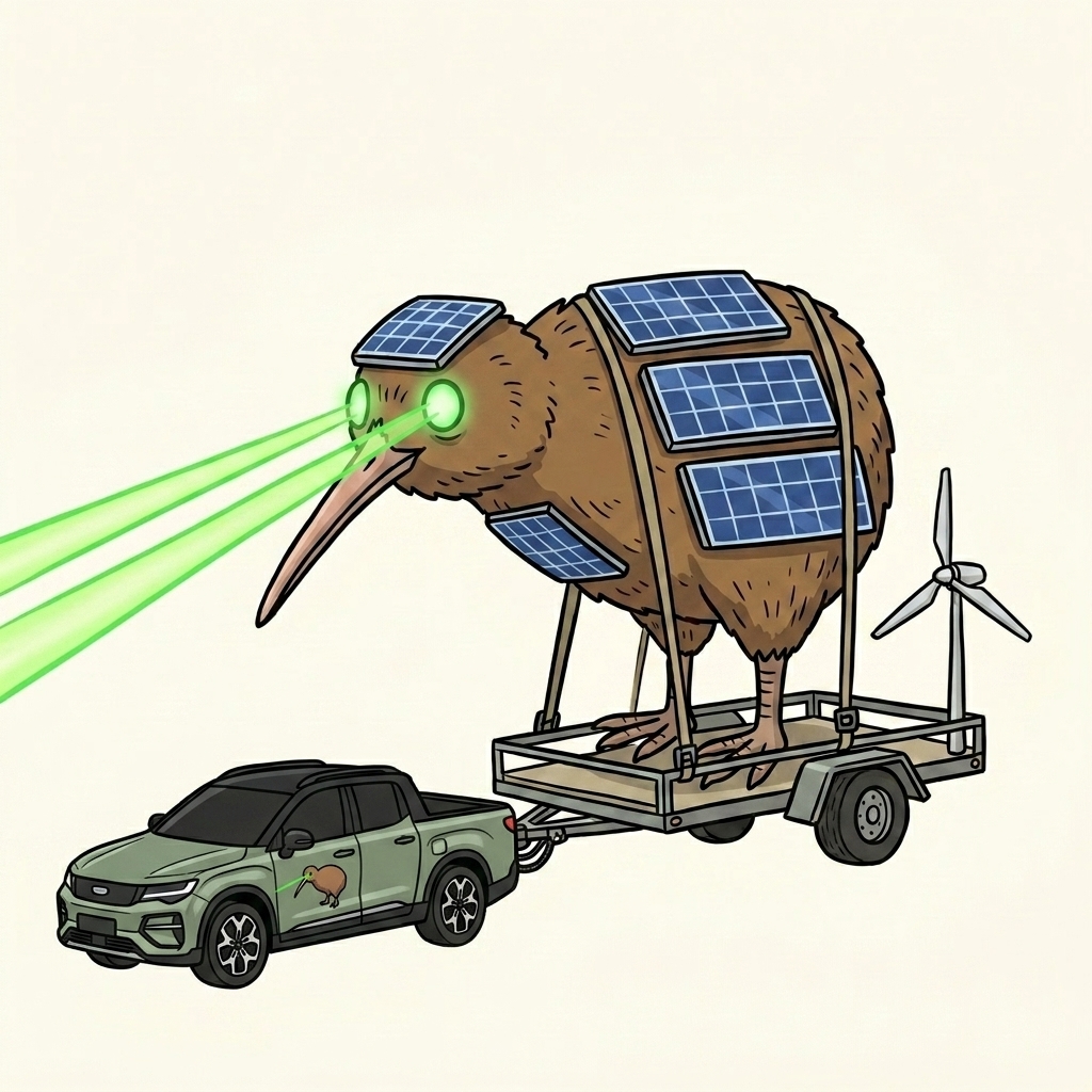 Build a massive Laser Kiwi
